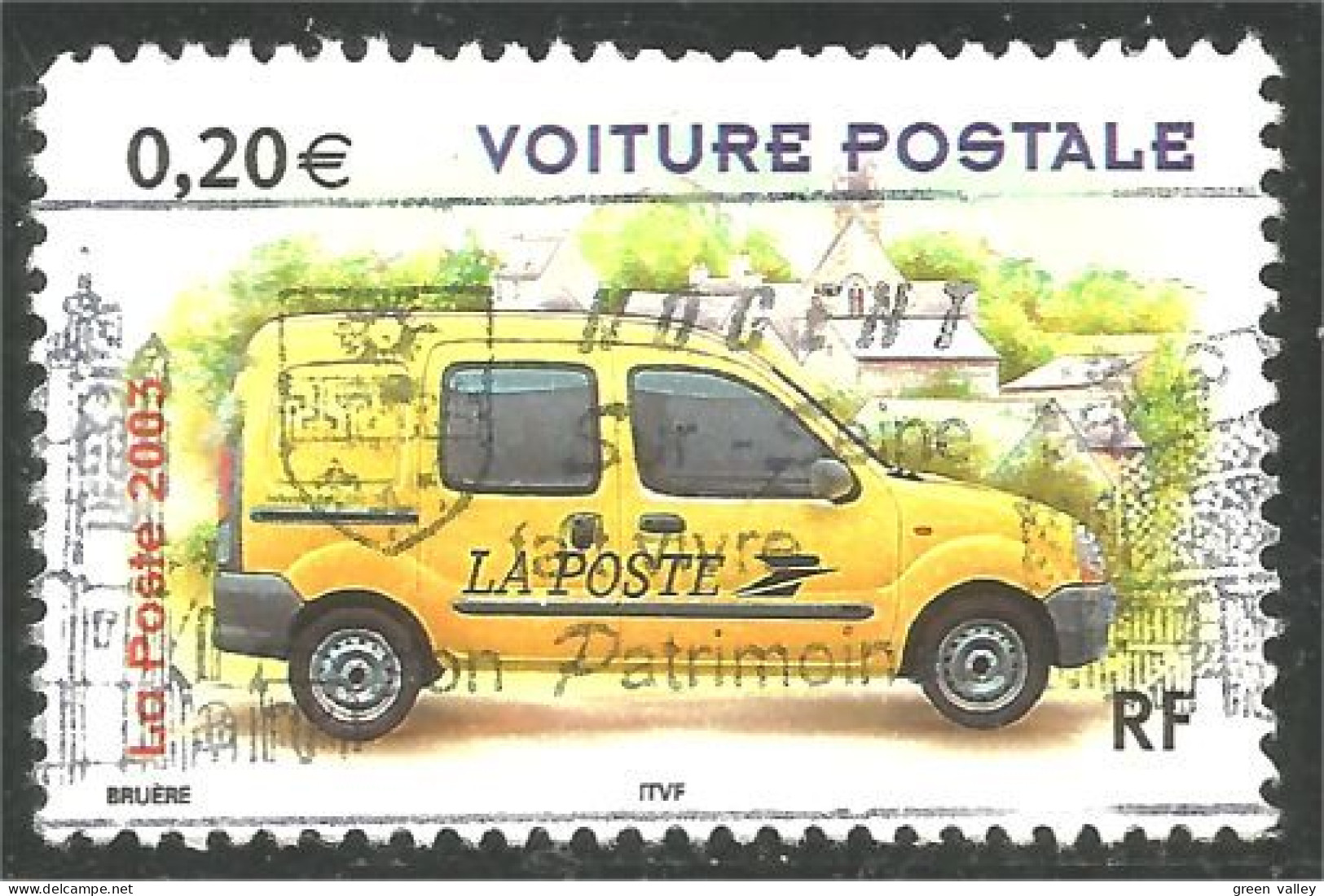 331eu-213 France Voiture Postale Post Car Automobile Auto - Posta