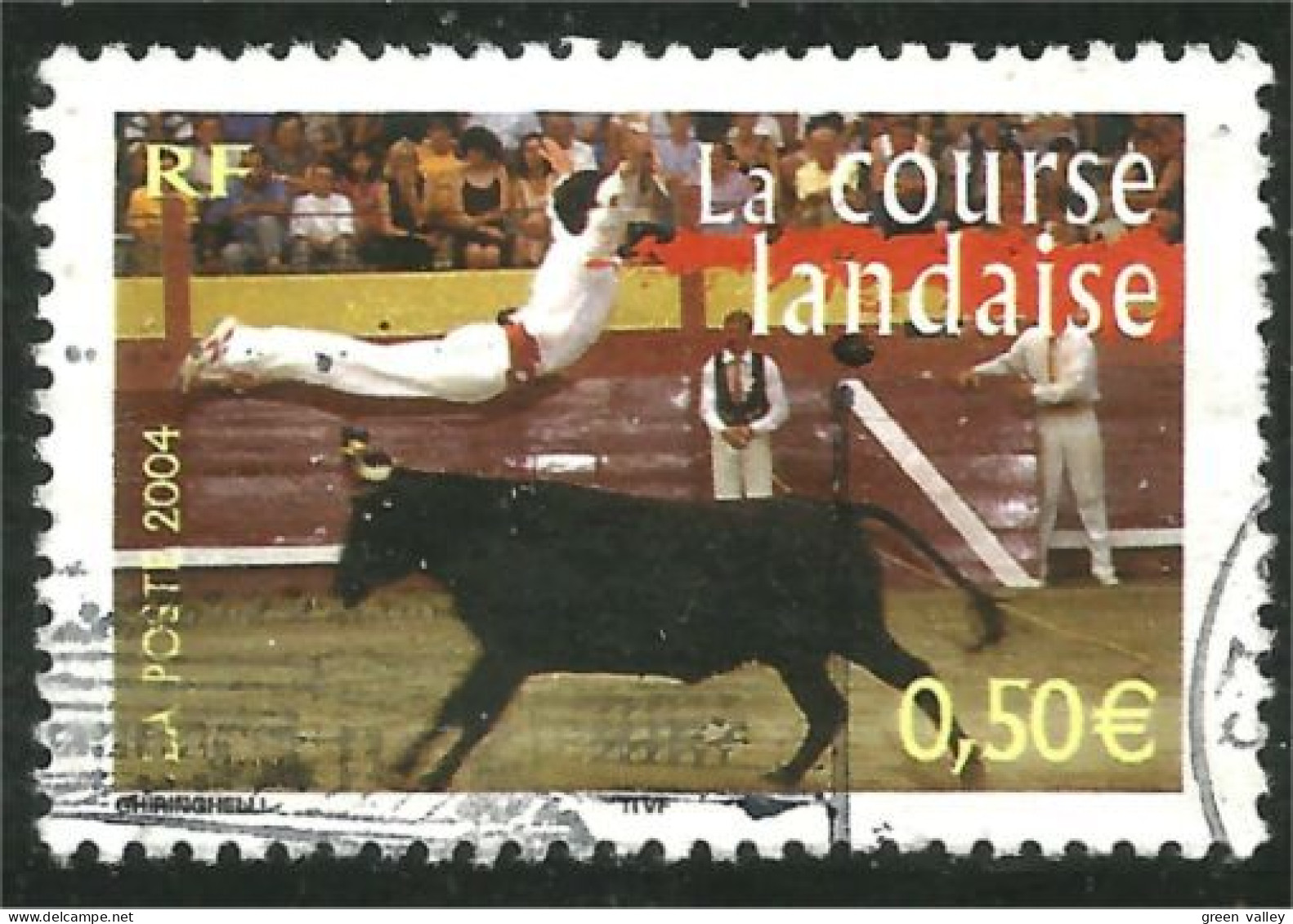 331eu-204 France Corrida Vache Landaise Cow Kuh Vaca Vacca Koe - Mucche
