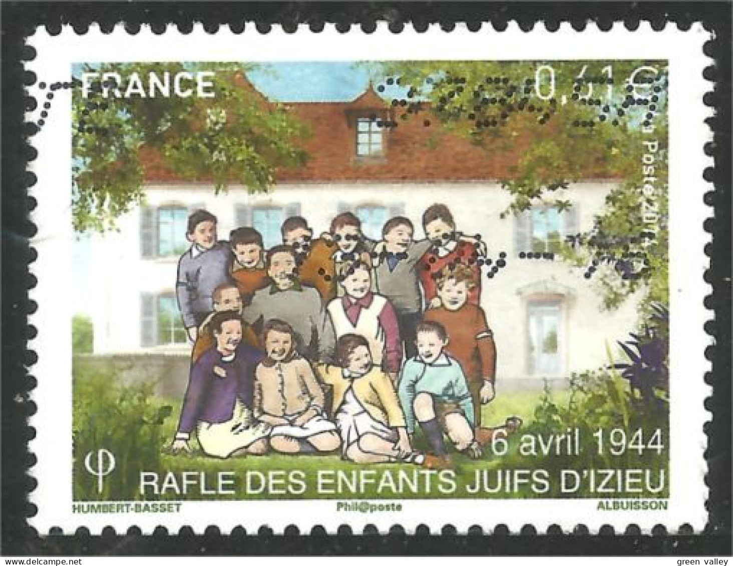 331eu-201 France Rafle Des Juifs Izieu Roundup Of Jews - Judaisme