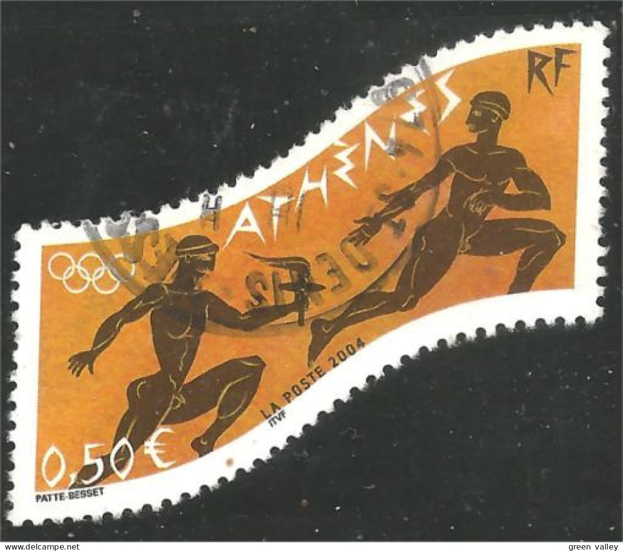 331eu-186 France Olympiques Athènes 2004 Ancient Greek Runner Coureurs Grecs - Tennis