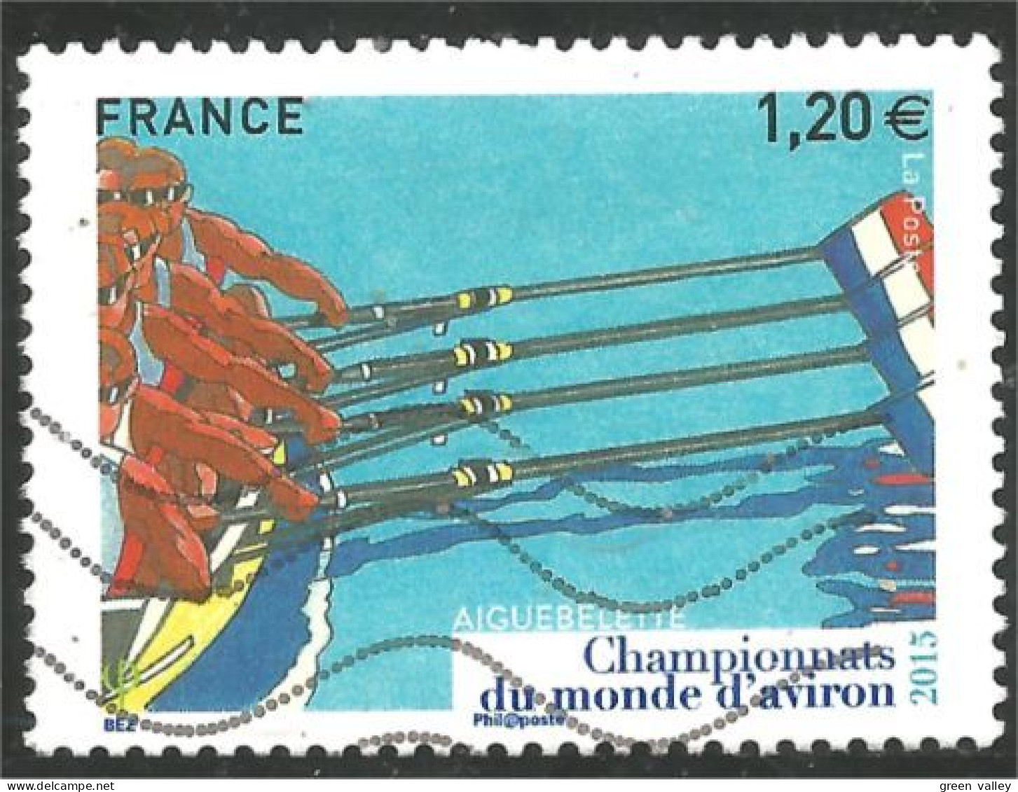 331eu-195 France Aviron Rowing Bateau Boat - Canottaggio