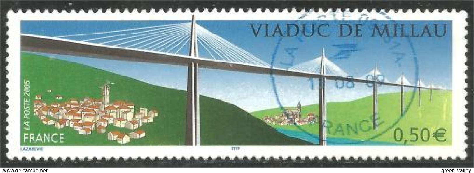 331eu-161 France Viaduc Millau Pont Bridge Brucke Ponte - Bridges