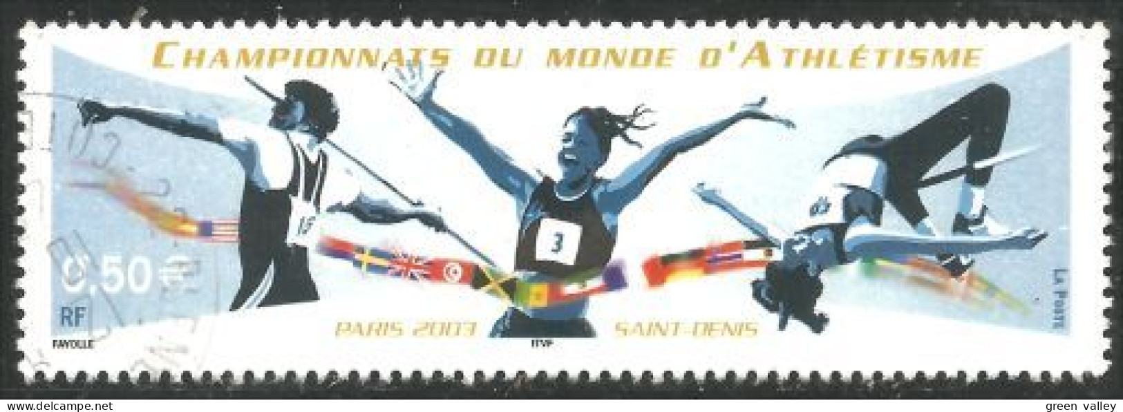 331eu-160 France Athletisme Track And Field Saut Jump Javelot Javlin Running Course - Leichtathletik