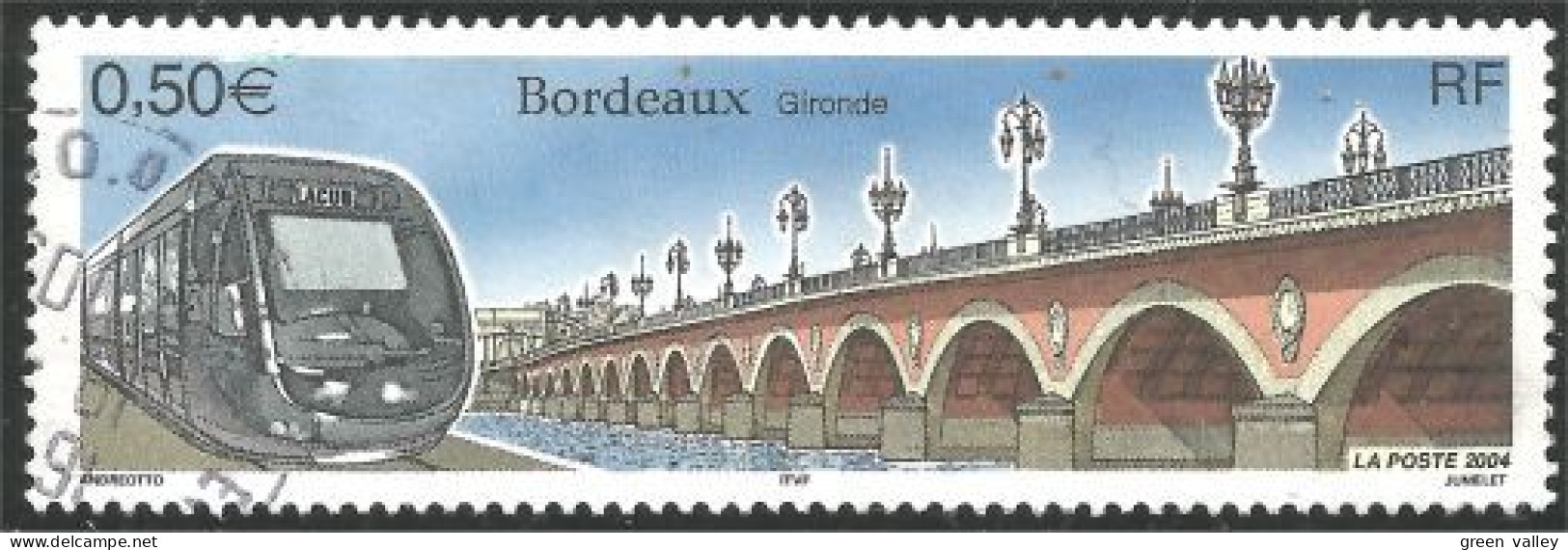 331eu-156 France Bordeaux Train Railway Pont Bridge Brucke - Ponti