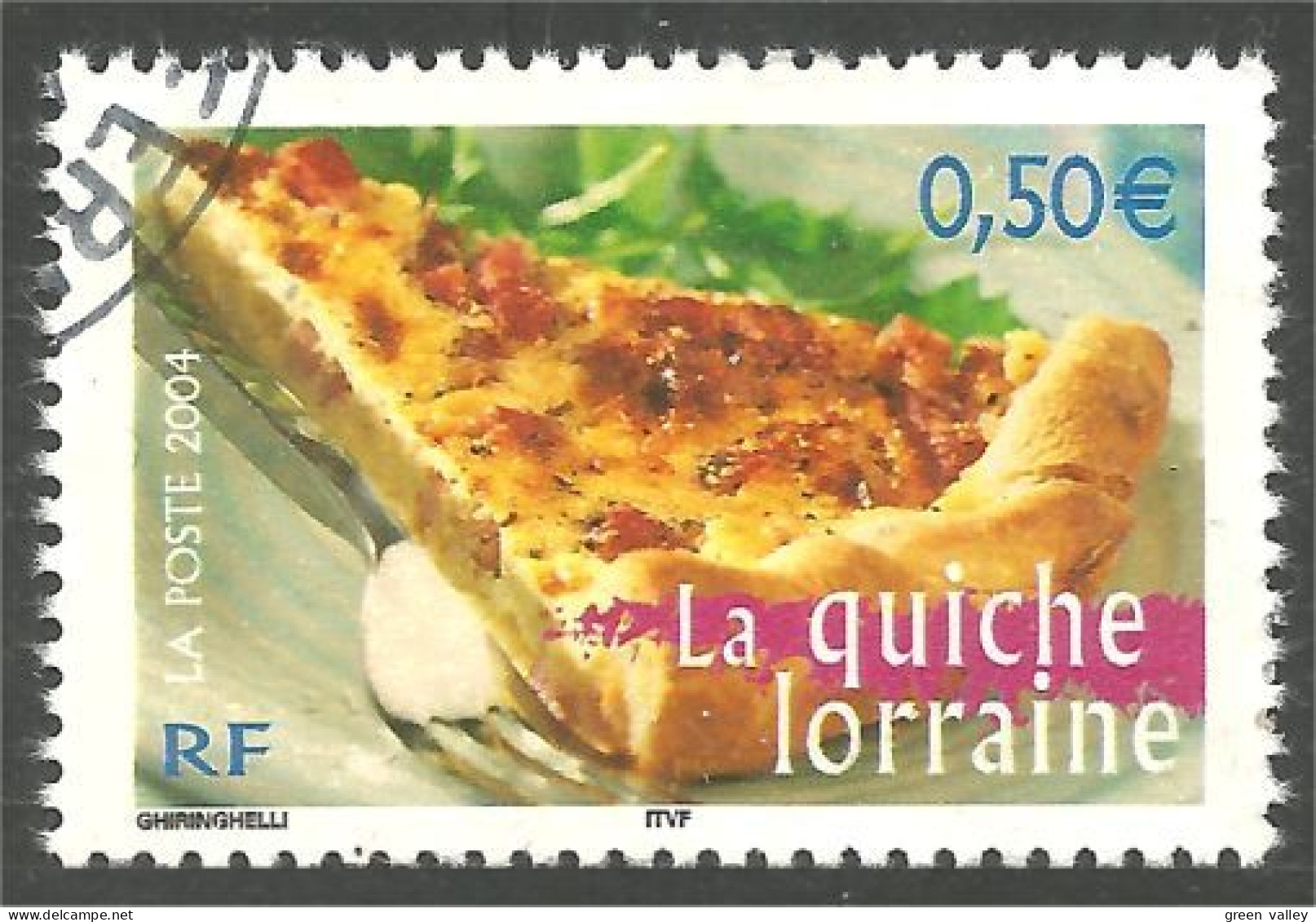 331eu-142 France Quiche Lorraine - Food