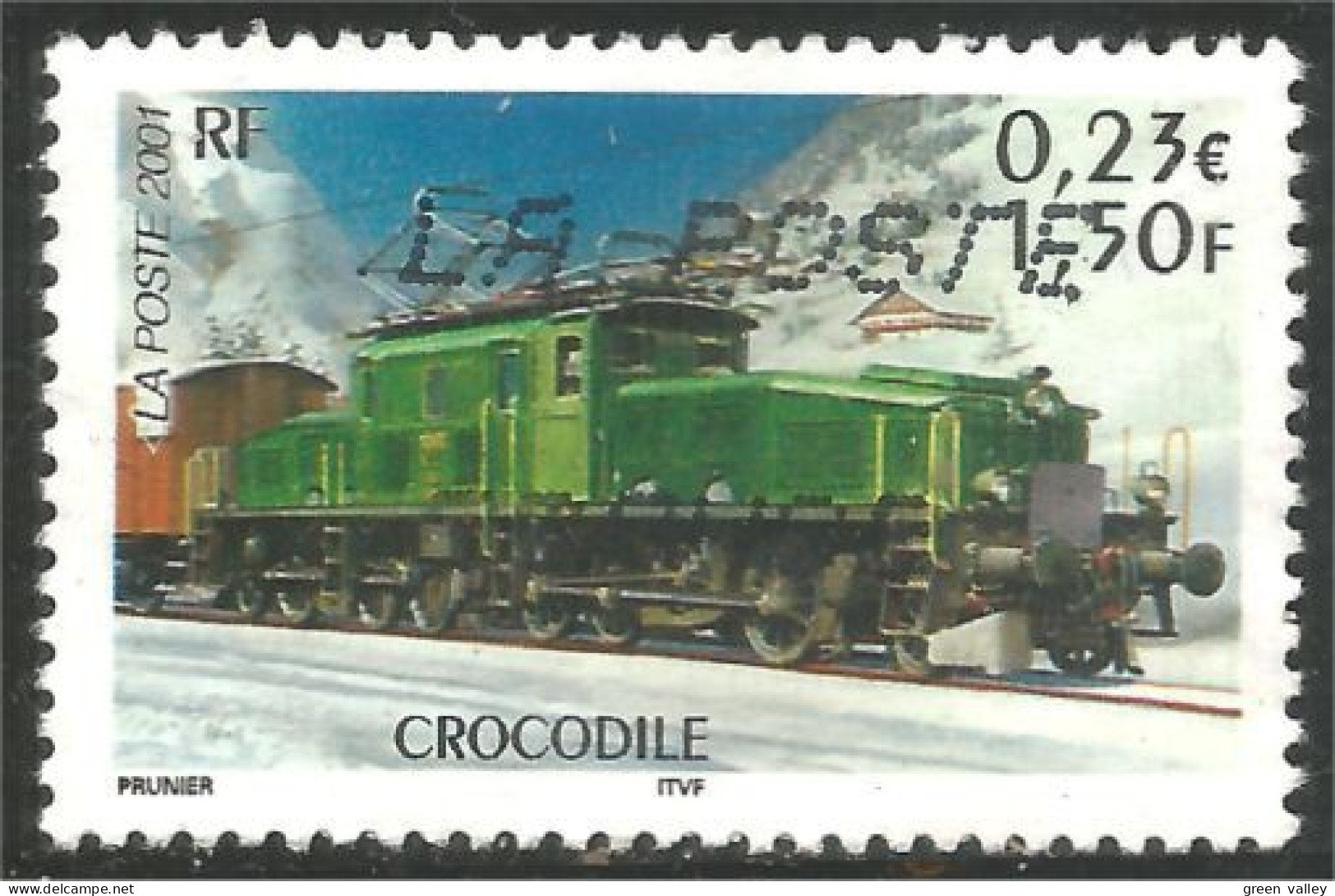 331eu-133 France Locomotive Crocodile Train Railways Zug Treno - Trains