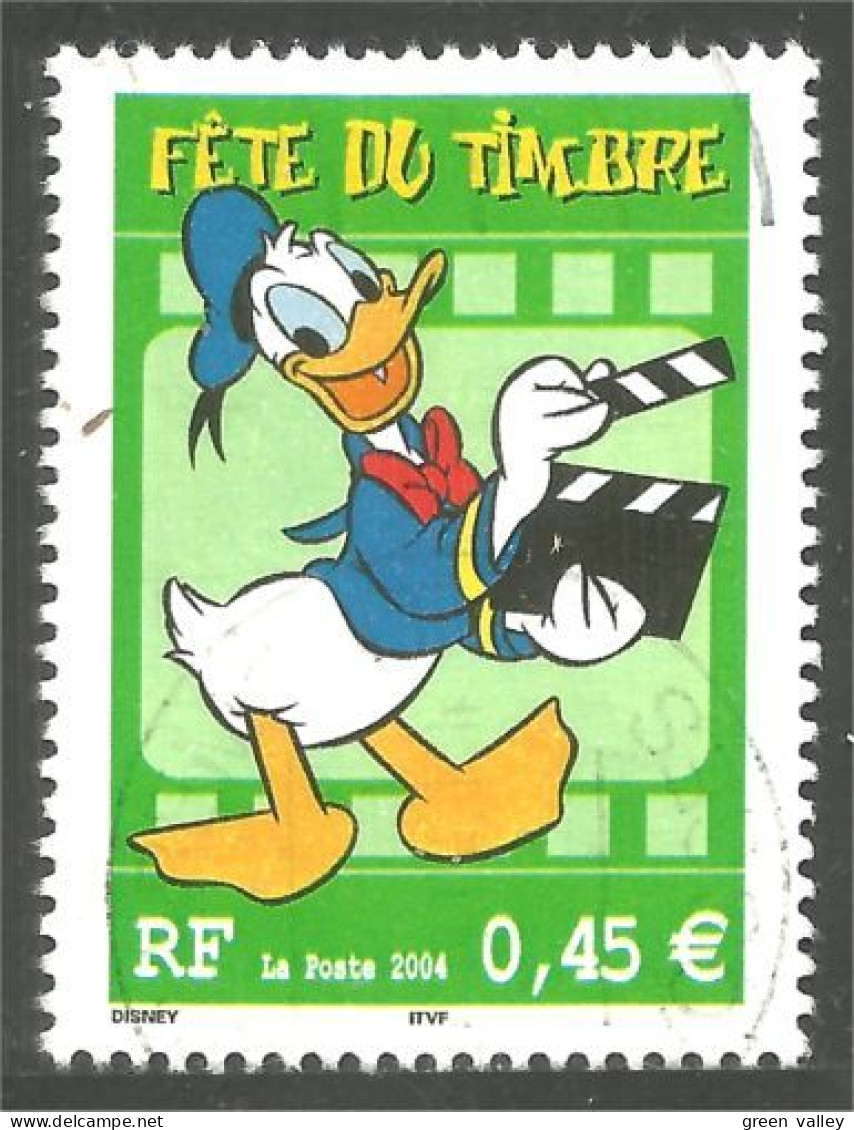 331eu-106 France Donald Duck Canard Dessin Animé Cartoon Cinéma Movie - Oblitérés