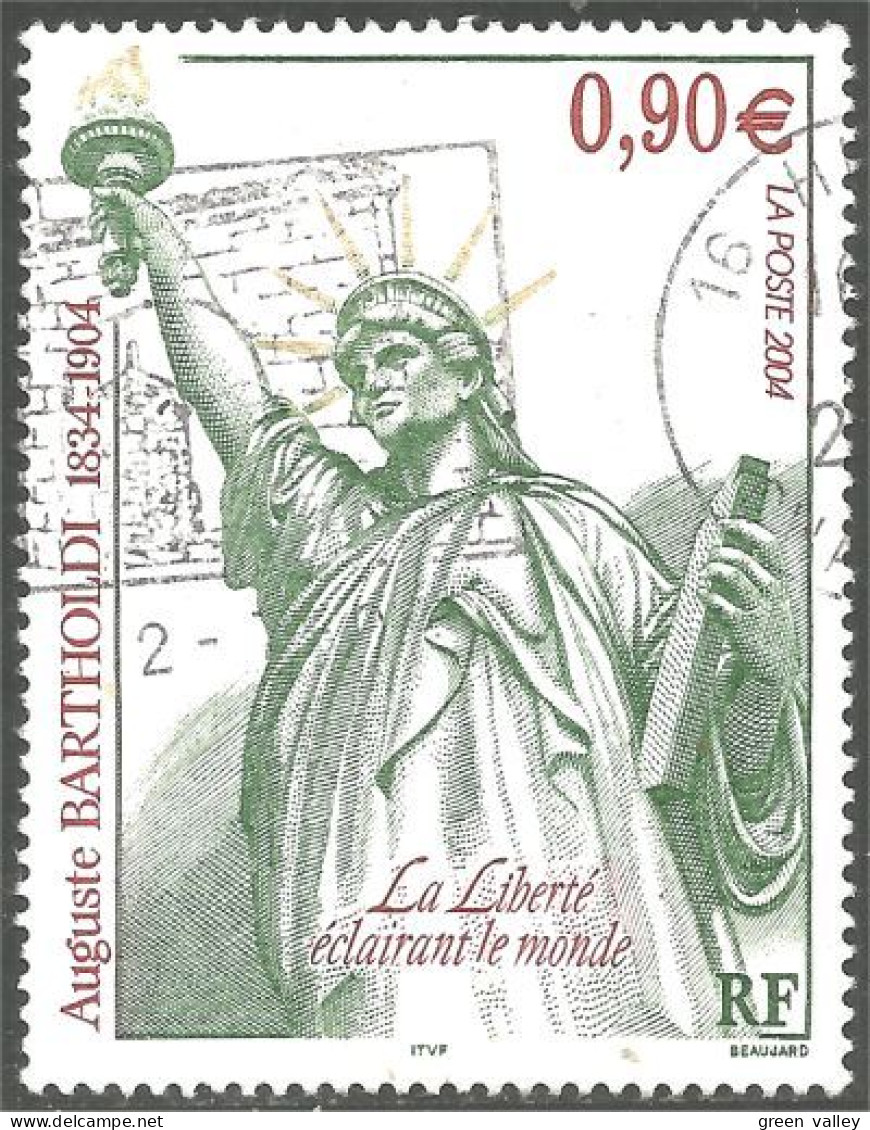 331eu-81 France Statue Liberté Bertholdi Liberty New York - Oblitérés