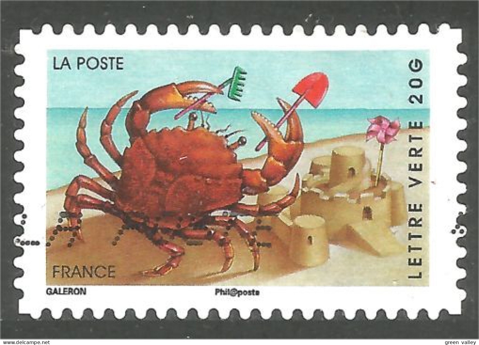 331eu-48 France Crabe Crab Krabbe Cangrejo Granchio - Schaaldieren