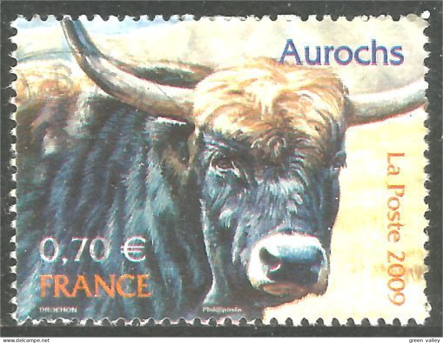 331eu-5 France Vache Cow Kuh Koe Mucca Vacca Vaca Aurochs - Oblitérés