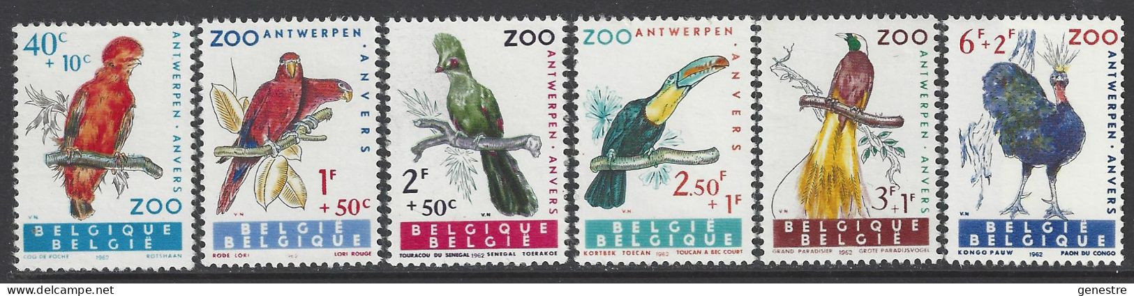 Belgique - 1962 - COB 1216 à 1221 ** (MNH) - Unused Stamps
