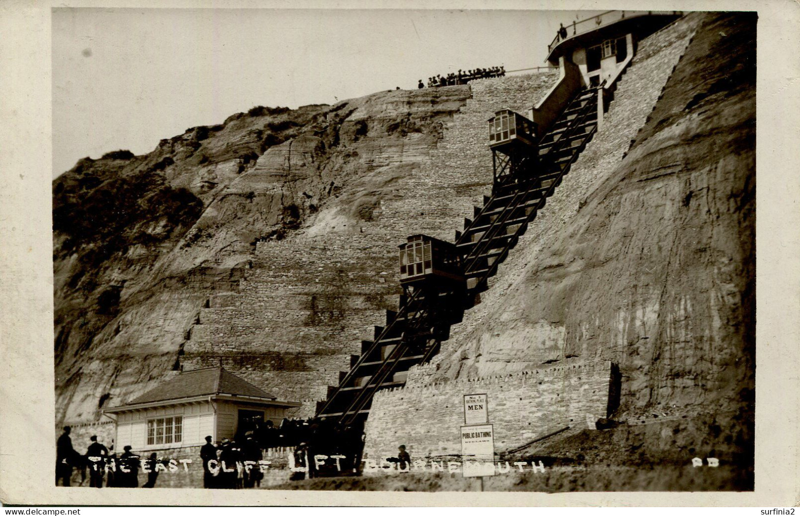 DORSET - BOURNEMOUTH - THE EAST CLIFF LIFT 1908 RP  Do1136 - Bournemouth (until 1972)