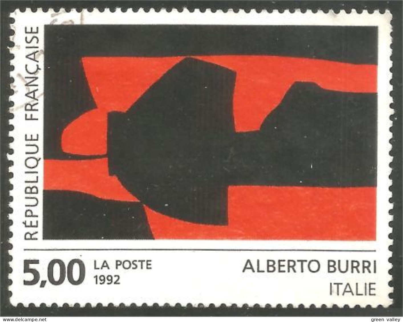 331nf-57 France Tableau Alberto Burri Painting - Gebraucht