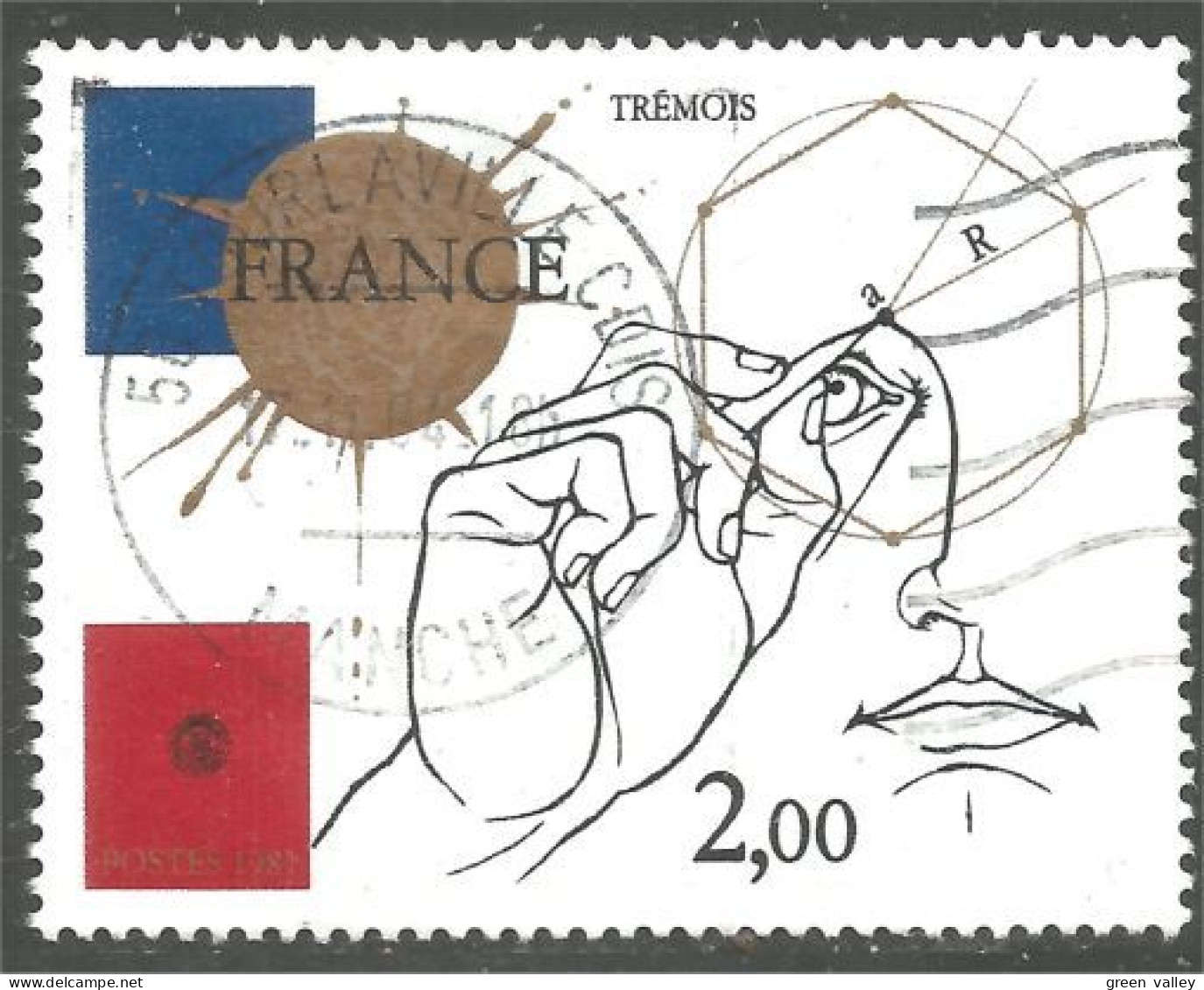331nf-46 France Gravure Trémois Engraving - Used Stamps