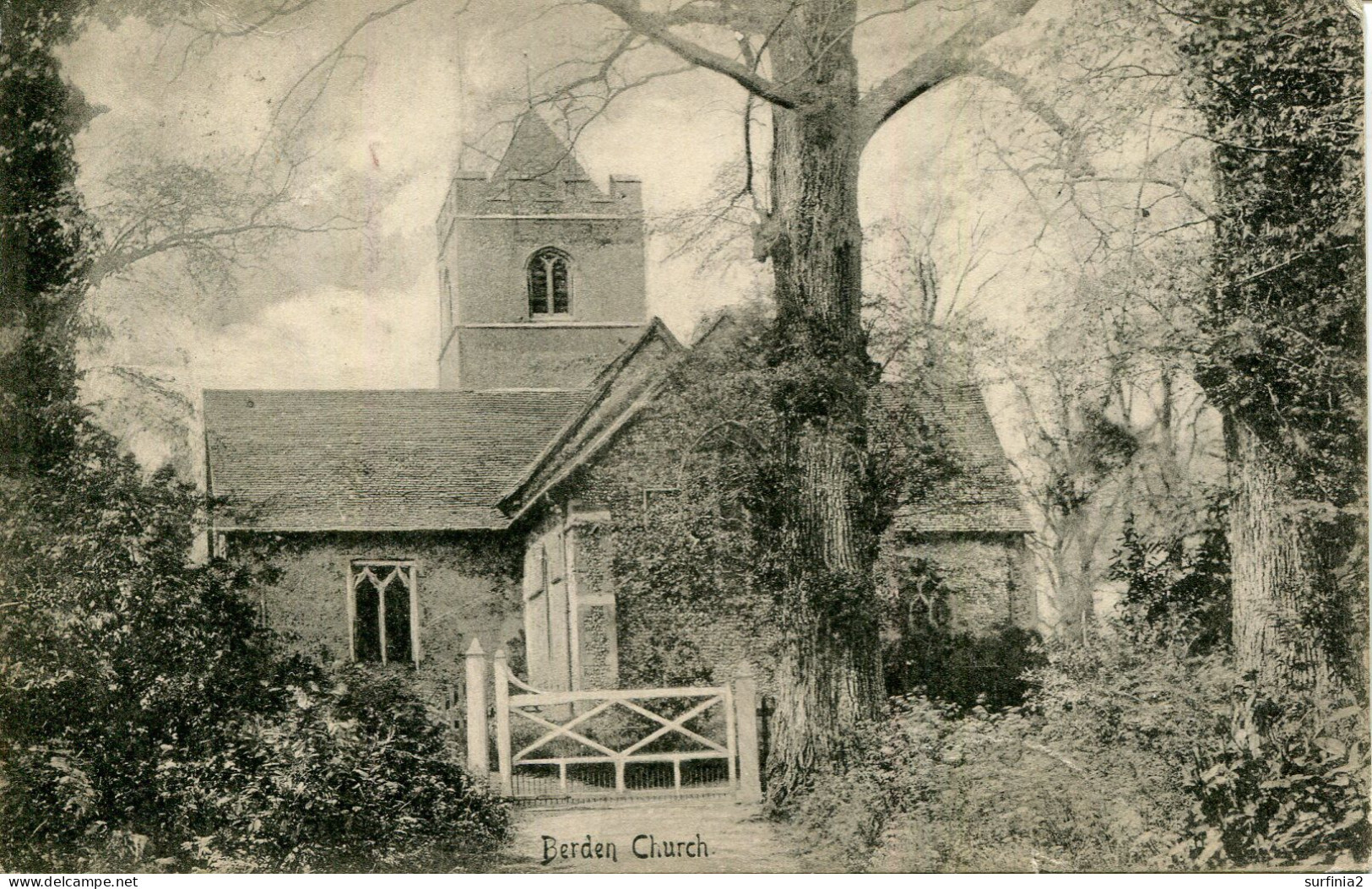 ESSEX - BERDEN CHURCH 1908 - Other & Unclassified