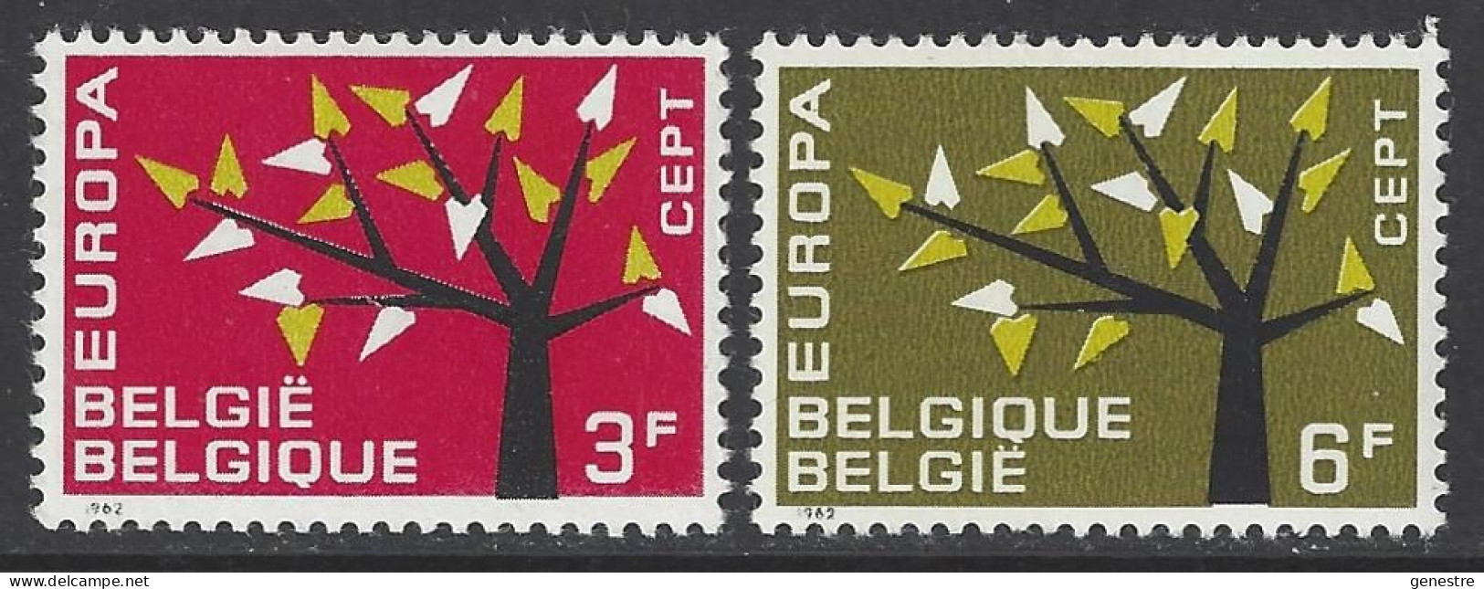 Belgique - 1962 - COB 1222 à 1223 ** (MNH) - Neufs