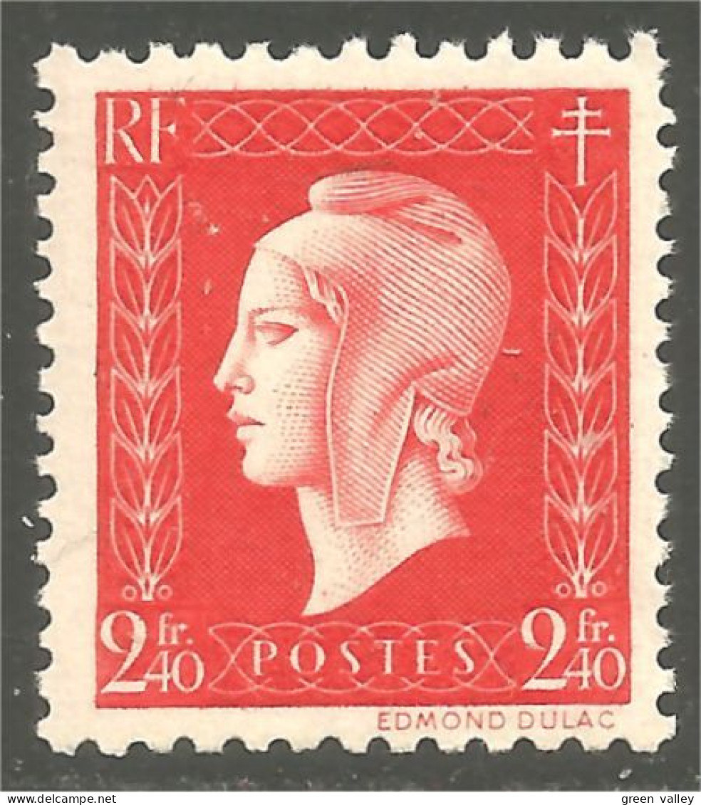 336 France Yv 693 Londres Marianne De Dulac 2 Fr 40 MNH ** Neuf SC (693-1b) - 1944-45 Marianne (Dulac)