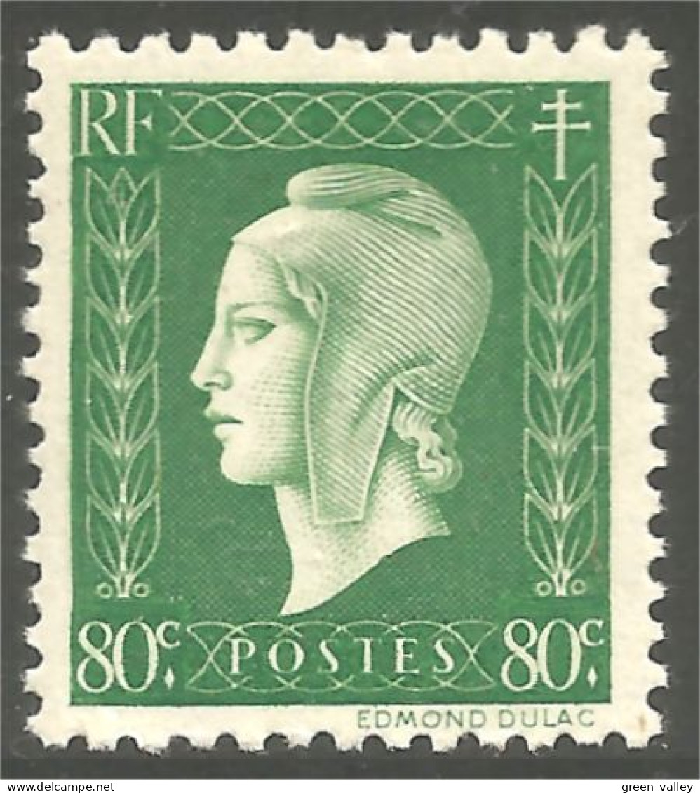 336 France Yv 688 Londres Marianne De Dulac 80c MNH ** Neuf SC (688-1b) - 1944-45 Marianne Of Dulac