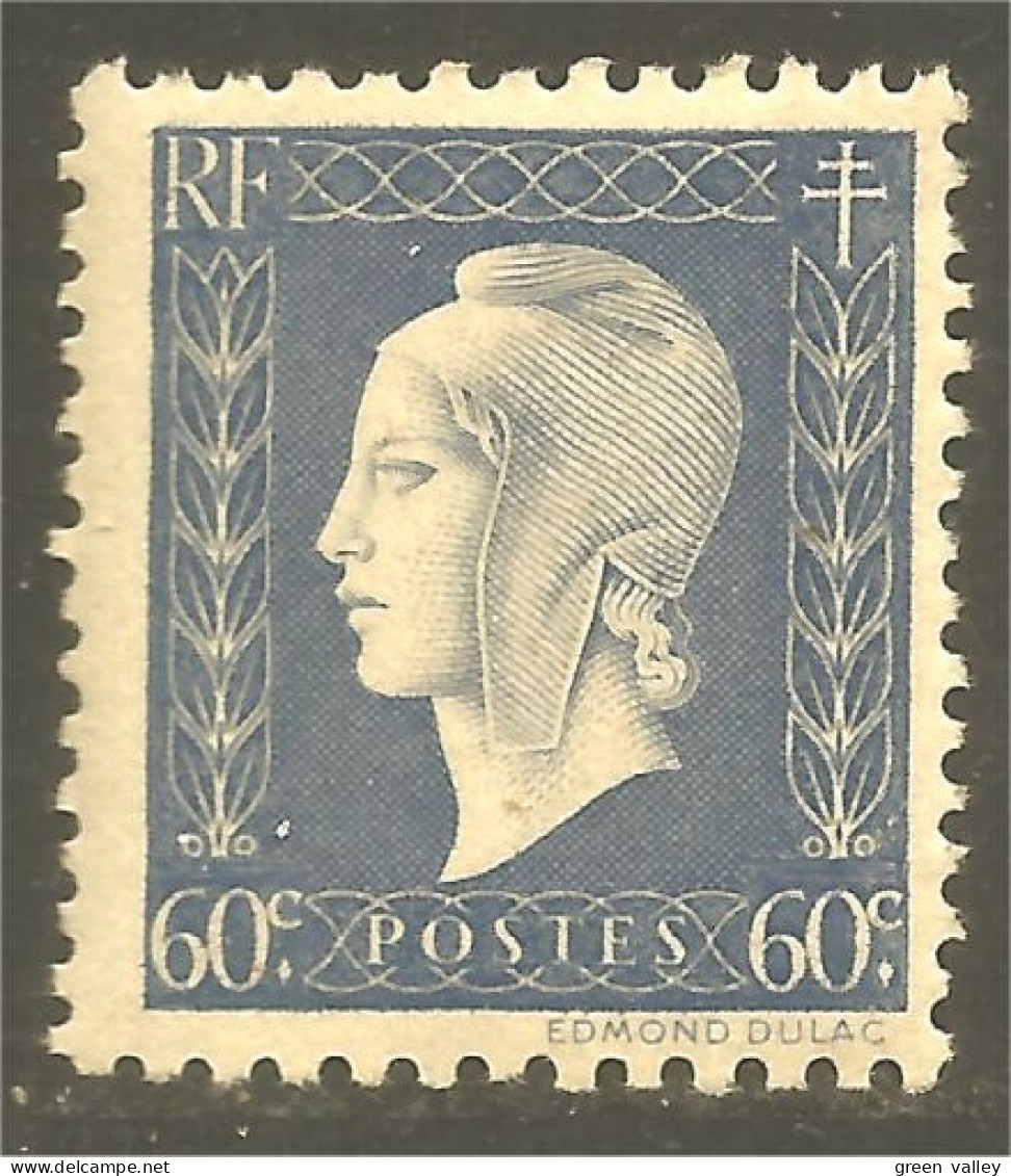 336 France Yv 686 Londres Marianne De Dulac 60c MNH ** Neuf SC (686-2) - 1944-45 Marianna Di Dulac