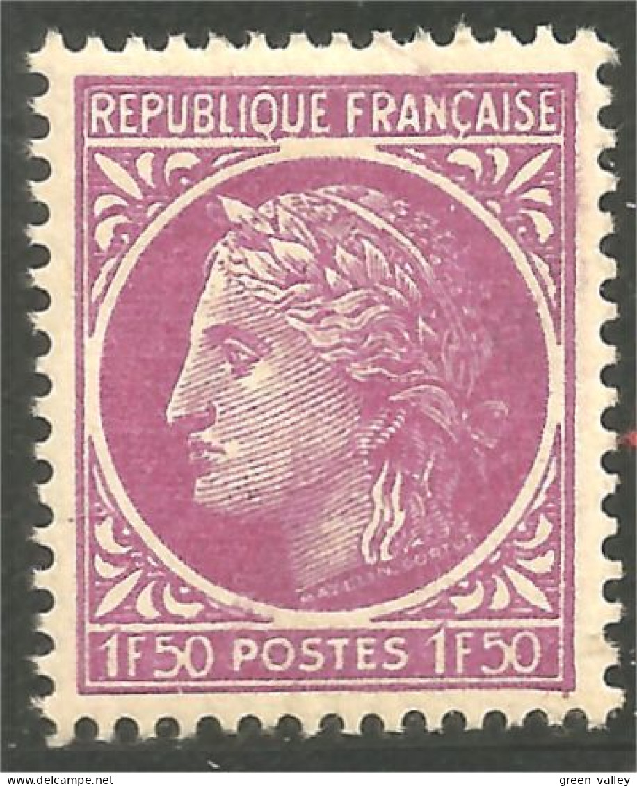 336 France Yv 679 Cérès De Mazelin 1 F 50 MNH ** Neuf SC (679-1b) - 1945-47 Ceres (Mazelin)