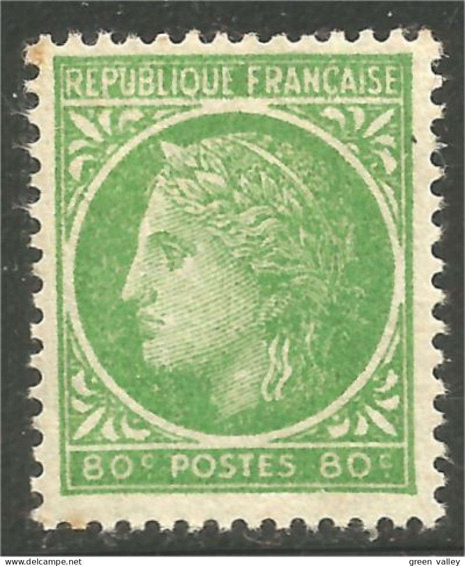 336 France Yv 675 Cérès De Mazelin 80c MNH ** Neuf SC (675-1b) - 1945-47 Ceres De Mazelin