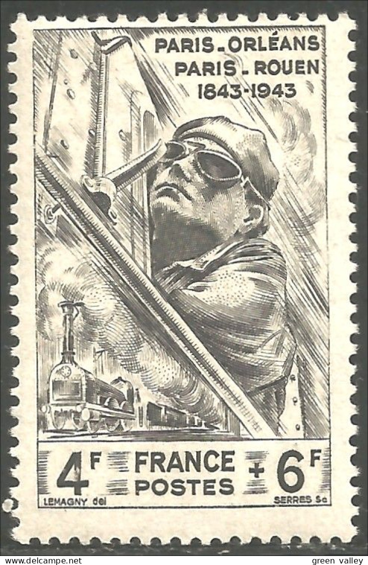 336 France Yv 618 Railway Locomotive Train Charbon Coal Kohl Carbone MNH ** Neuf SC (618-1) - Minerales