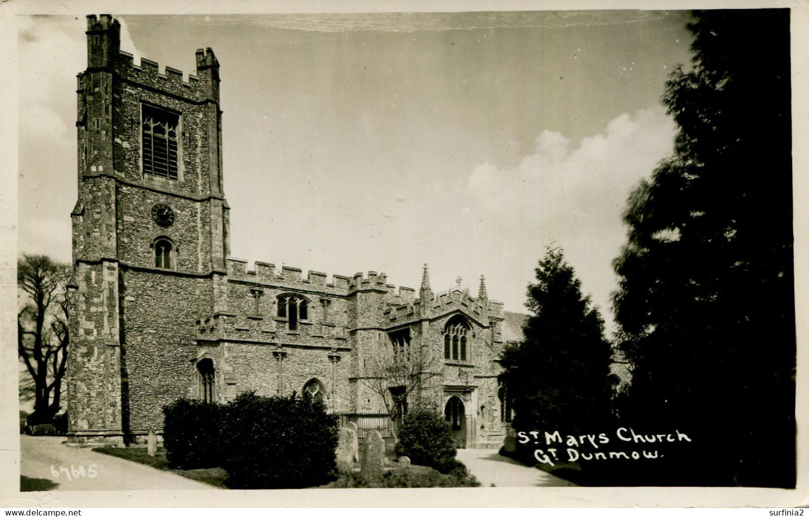 ESSEX - DUNMOW - ST MARYS CHURCH RP Es774 - Other & Unclassified