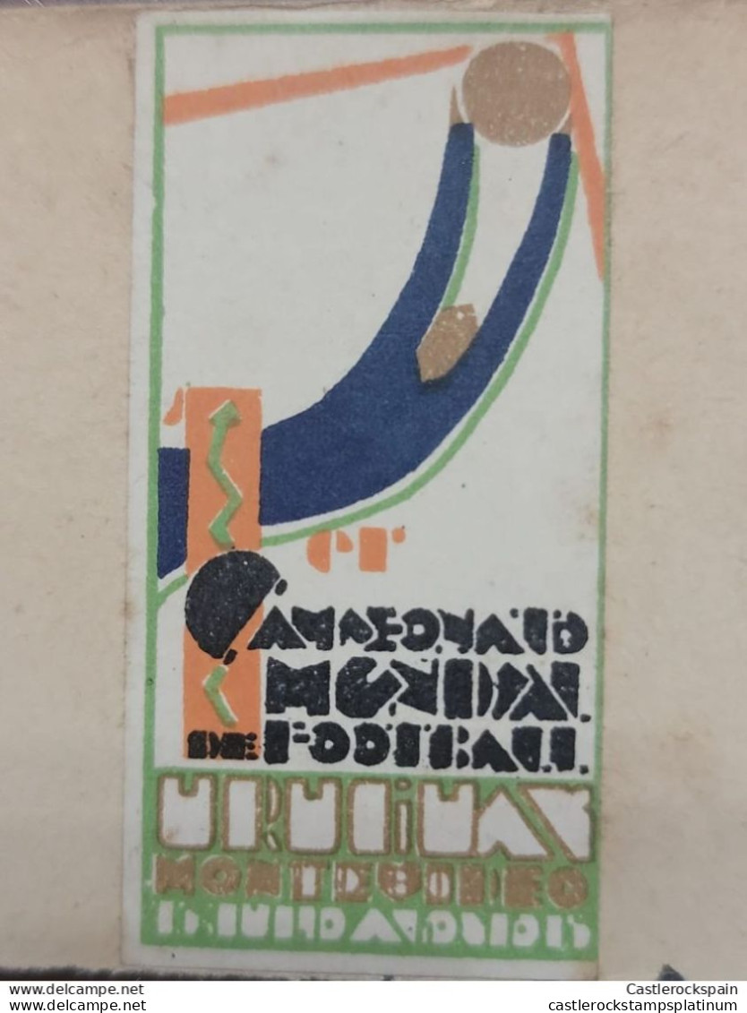 O) 1930 URUGUAY, ORIGINAL VIGNETTE, WORLD FOOTBALL CHAMPIONSHIP, MNH - Uruguay