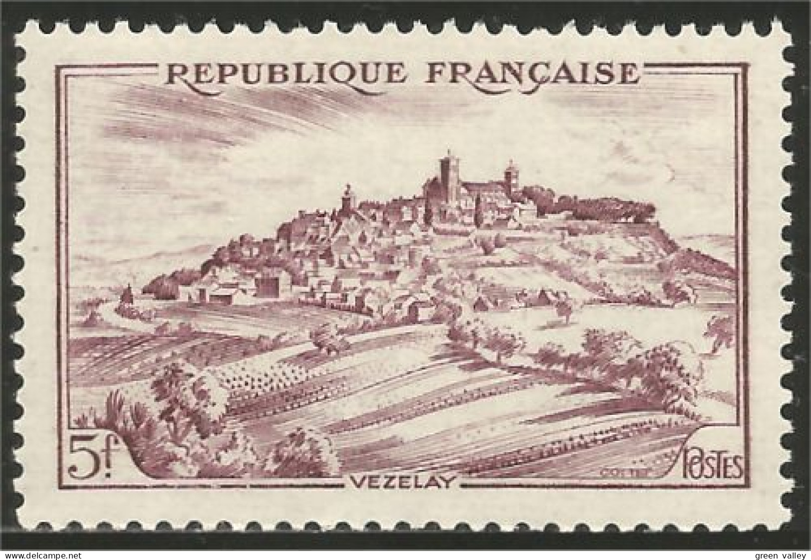 337 France Yv 759 Vézelay Village MNH ** Neuf SC (759-1b) - Autres & Non Classés