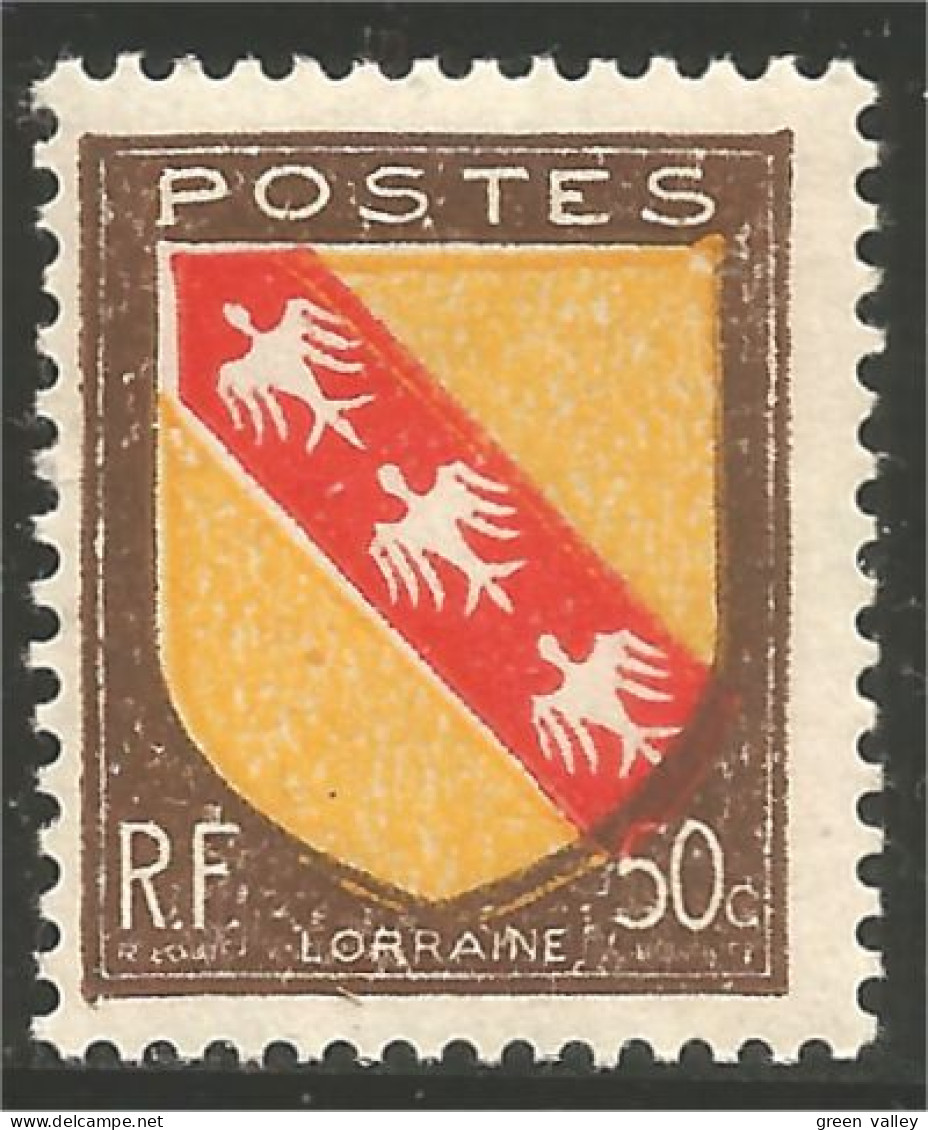 337 France Yv 757 Armoiries Lorraine Coat Of Arms Aigle Eagle Adler Aquila MNH ** Neuf SC (757-1c) - Adler & Greifvögel