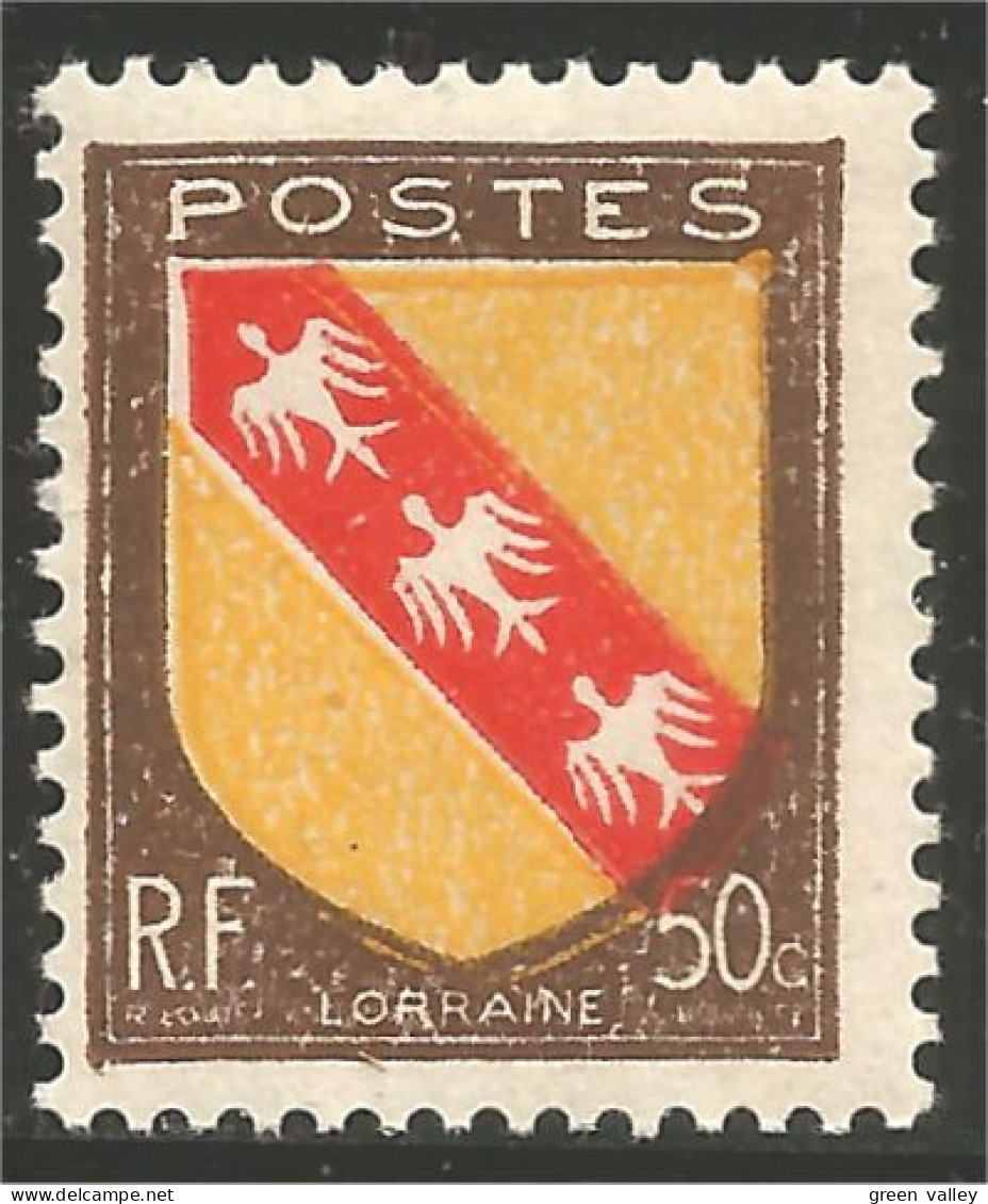 337 France Yv 757 Armoiries Lorraine Lorena Lothringen Coat Of Arms MNH ** Neuf SC (757-1b) - Briefmarken