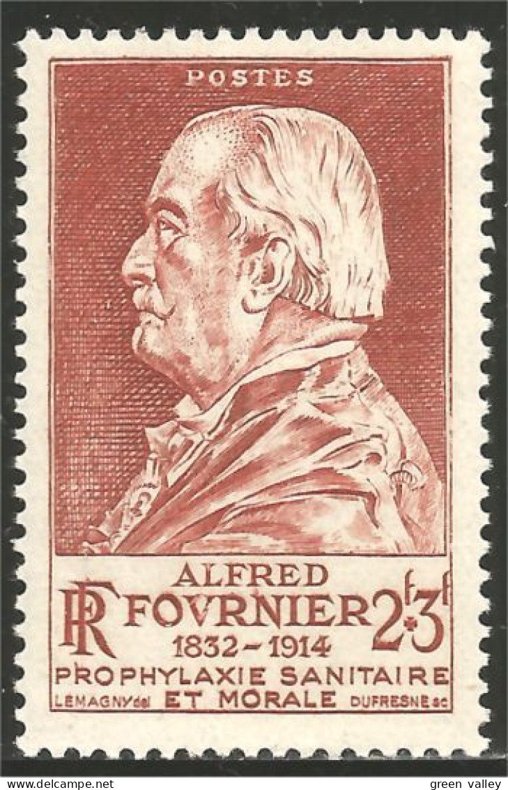 337 France Yv 748 Alfred Fournier Médecin Docteur Doctor MNH ** Neuf SC (748-1b) - Enfermedades