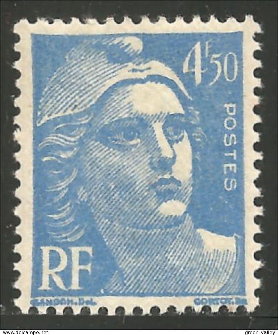 337 France Yv 718A Marianne Gandon MNH ** Neuf SC (718A-1b) - 1945-54 Maríanne De Gandon