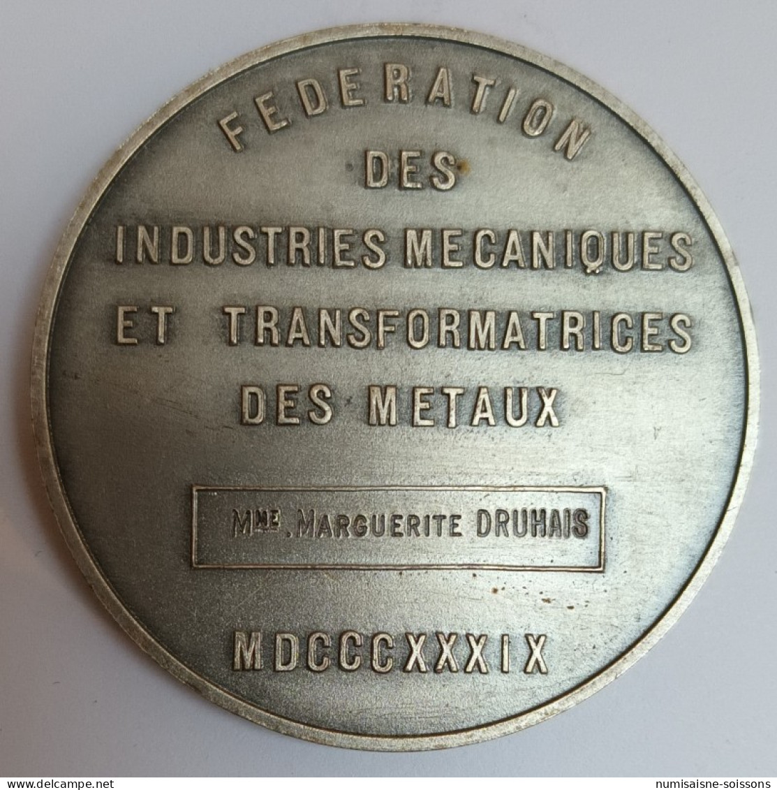 DENIS PAPIN (1647-1714) - FEDERATION DES INDUTRIES MECANIQUES ET TRANFORMATION DE METAUX - 1839 - 095936 - SPL - Professionnels / De Société