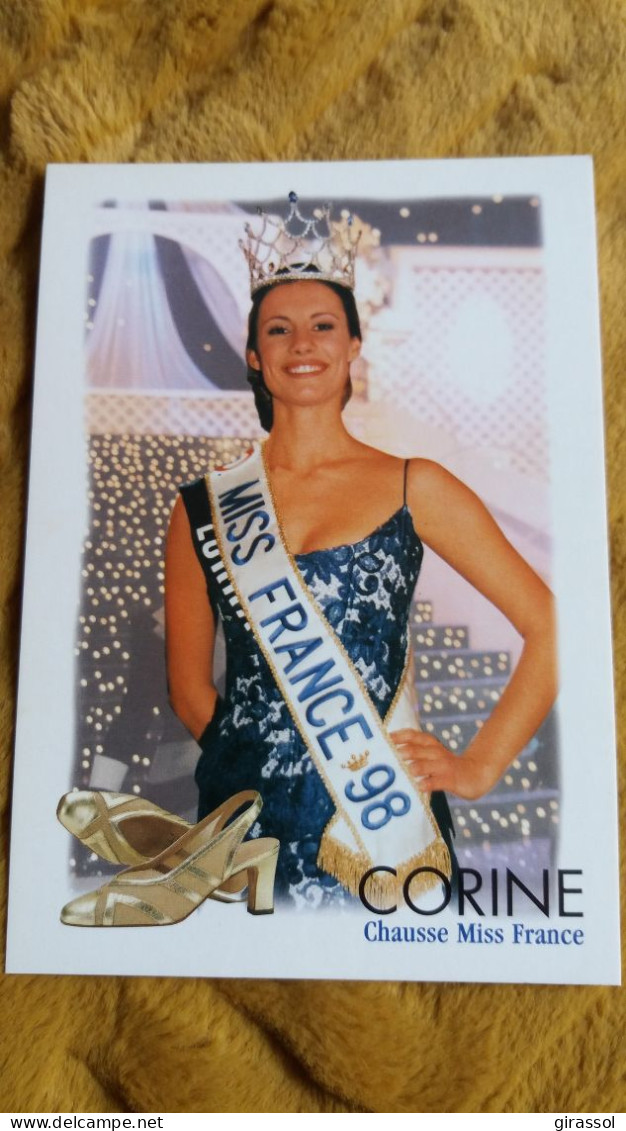 CPM MISS FRANCE 1998 CORINE CHAUSSE MISS FRANCE SOPHIE THALMANN CHENE VINCENT VETELE - Donne Celebri