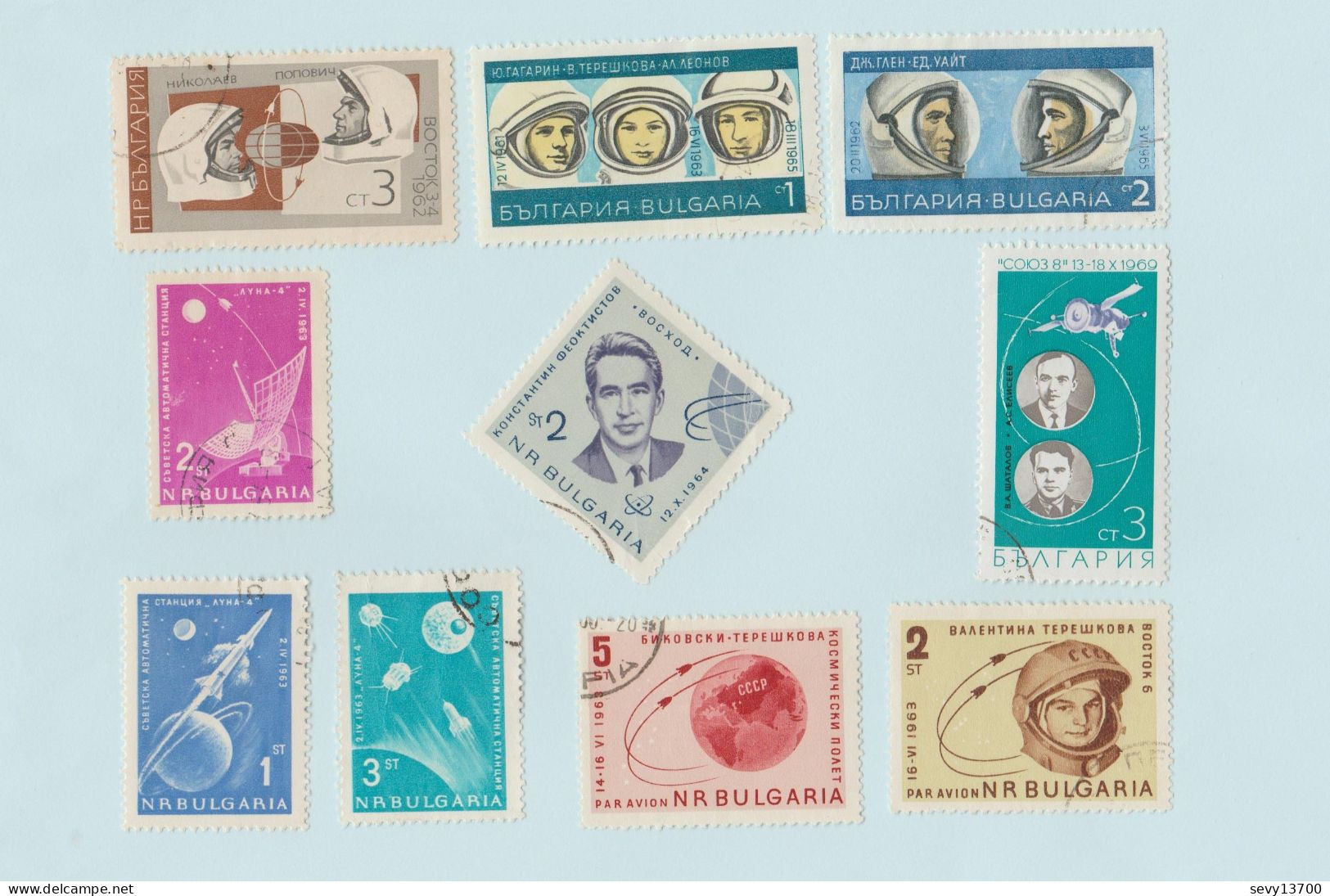 Bulgarie - lot de 117 timbres