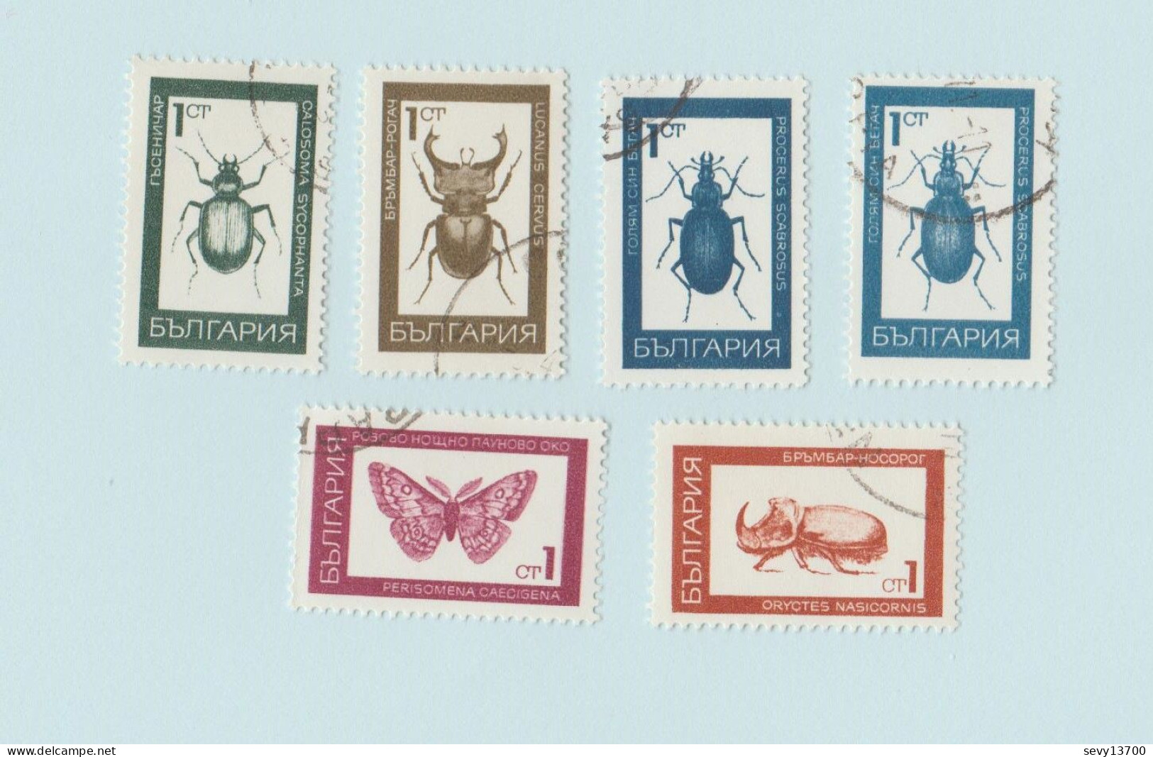 Bulgarie - Lot 22 Timbres Animaux - Oiseaux, Papillons, Chiens, Cheval, Chat, Ours, Poule, Cochon, Mouton, Insectes - Collections, Lots & Series