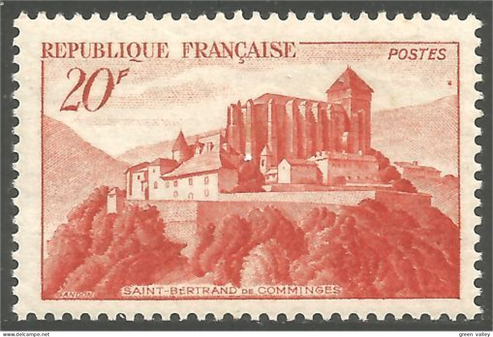 338 France Yv 841A Chateau Saint Bertrand De Comminges Castle MNH ** Neuf SC (841A-1c) - Monuments