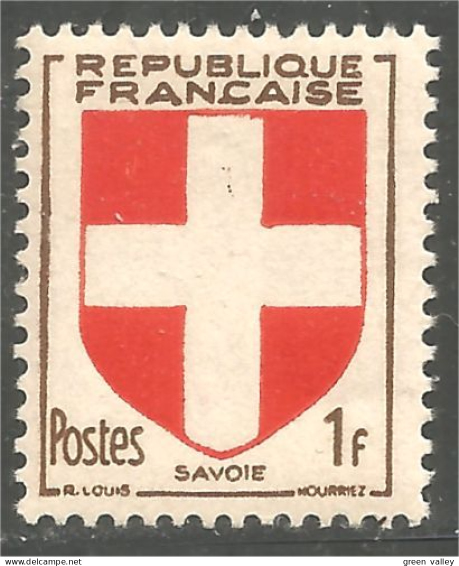 338 France Yv 836 Armoiries Savoie Coat Arms Wappen Stemma MNH ** Neuf SC (836-1c) - Sellos