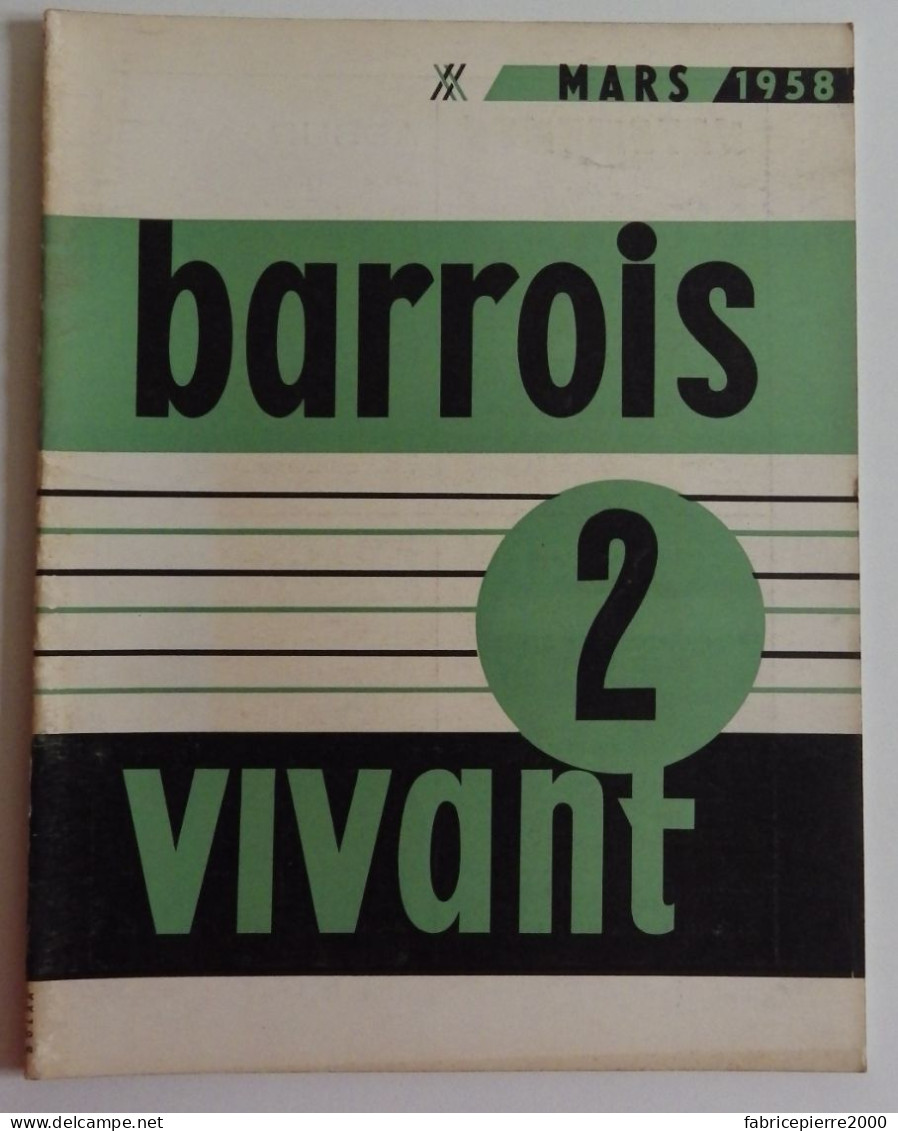 BARROIS VIVANT N°2 1958 EXCELLENT ETAT Bar-le-Duc Meuse - Lorraine - Vosges