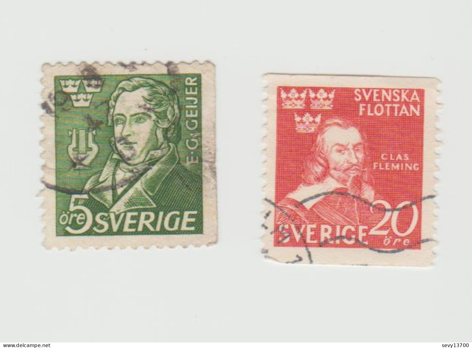 Suède Lot De 41 Timbres Oblitérés - Collections
