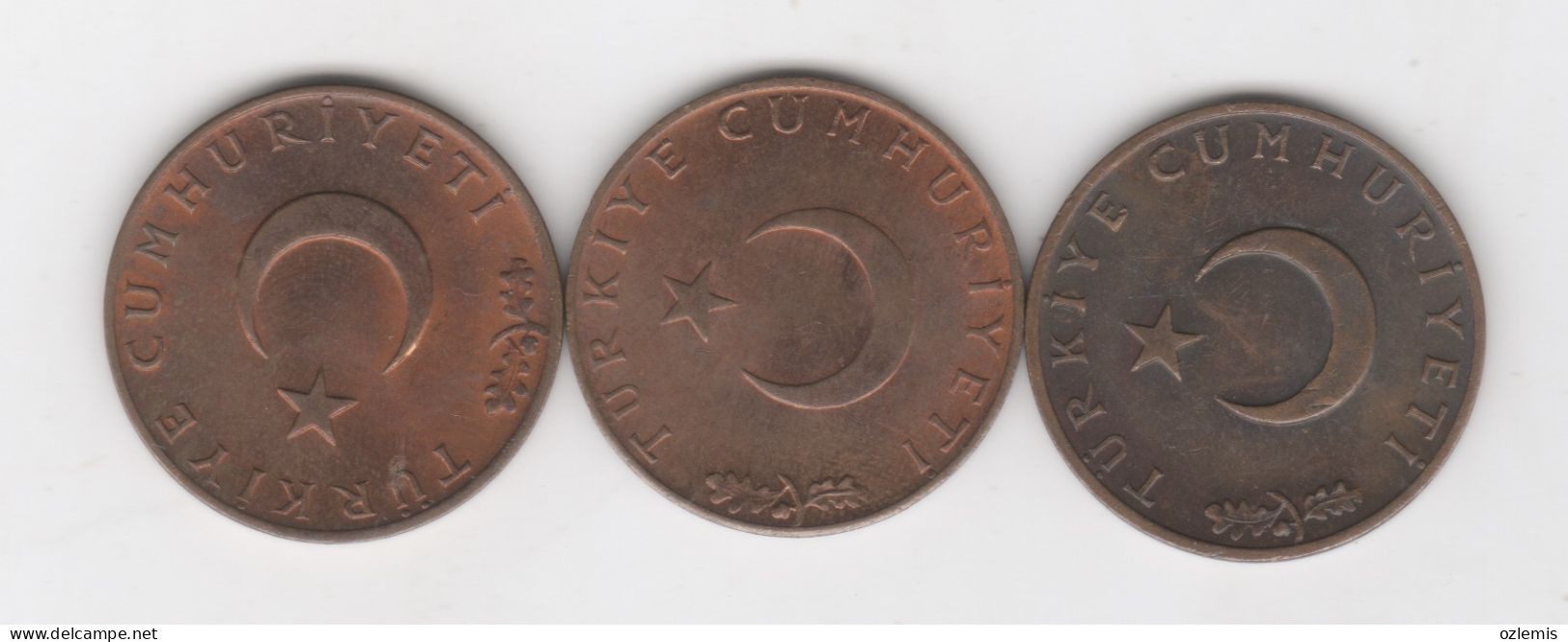 TURKEY,TURKEI,TURQUIE ,1972-73-74 -10 KURUS - Turkey