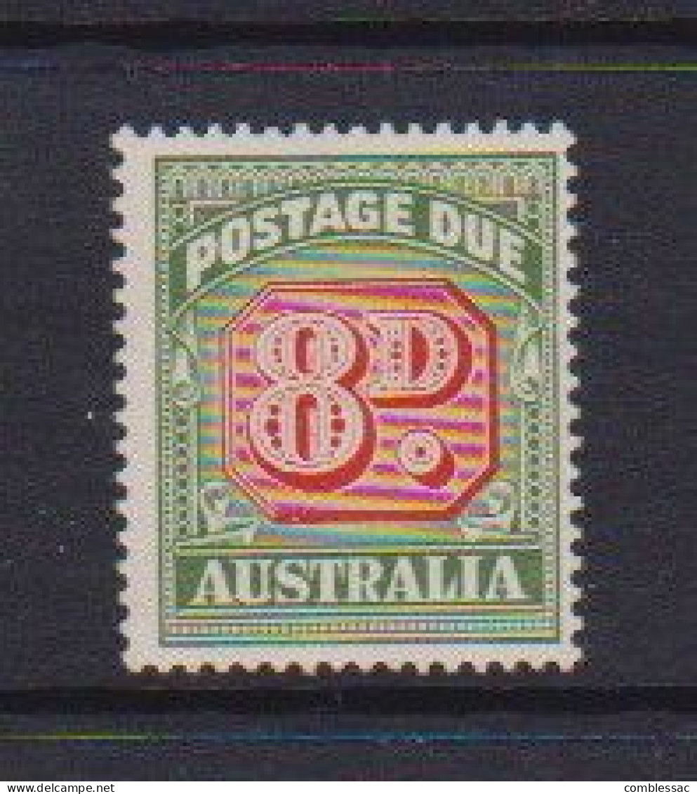 AUSTRALIA    1958    Postage  Due     8d  Green  And  Carmine    MH - Port Dû (Taxe)