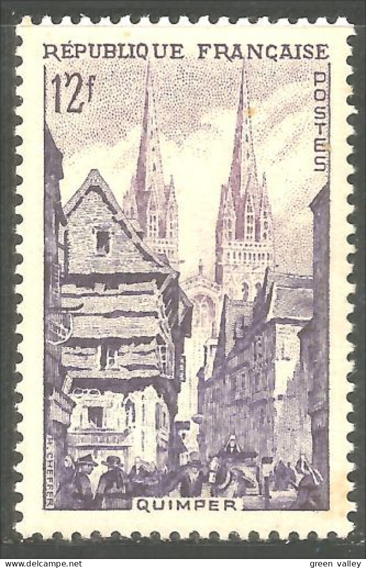 339 France Yv 979 Cathédrale Quimper Cathedral MNH ** Neuf SC (979-1c) - Kirchen U. Kathedralen