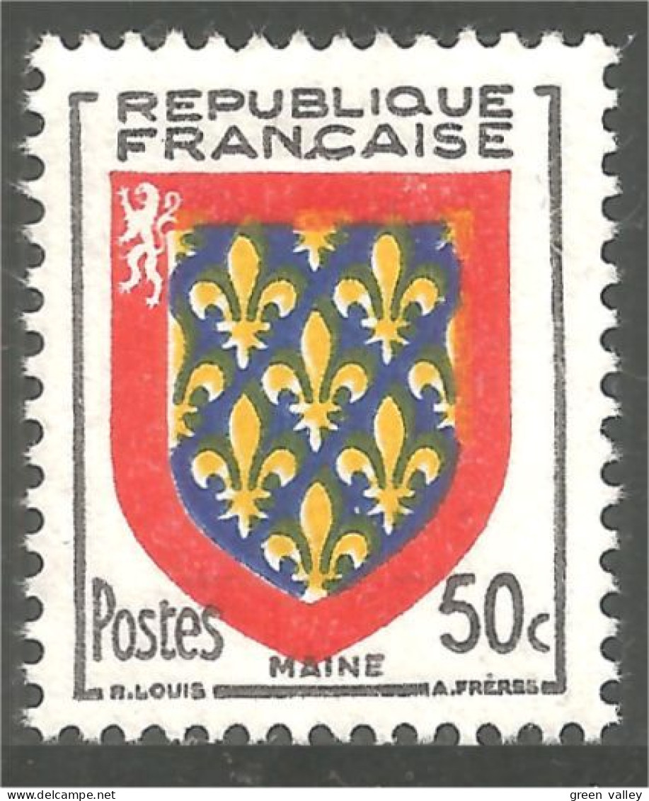 339 France Yv 999 Armoiries Maine Coat Of Arms MNH ** Neuf SC (999-1b) - Briefmarken