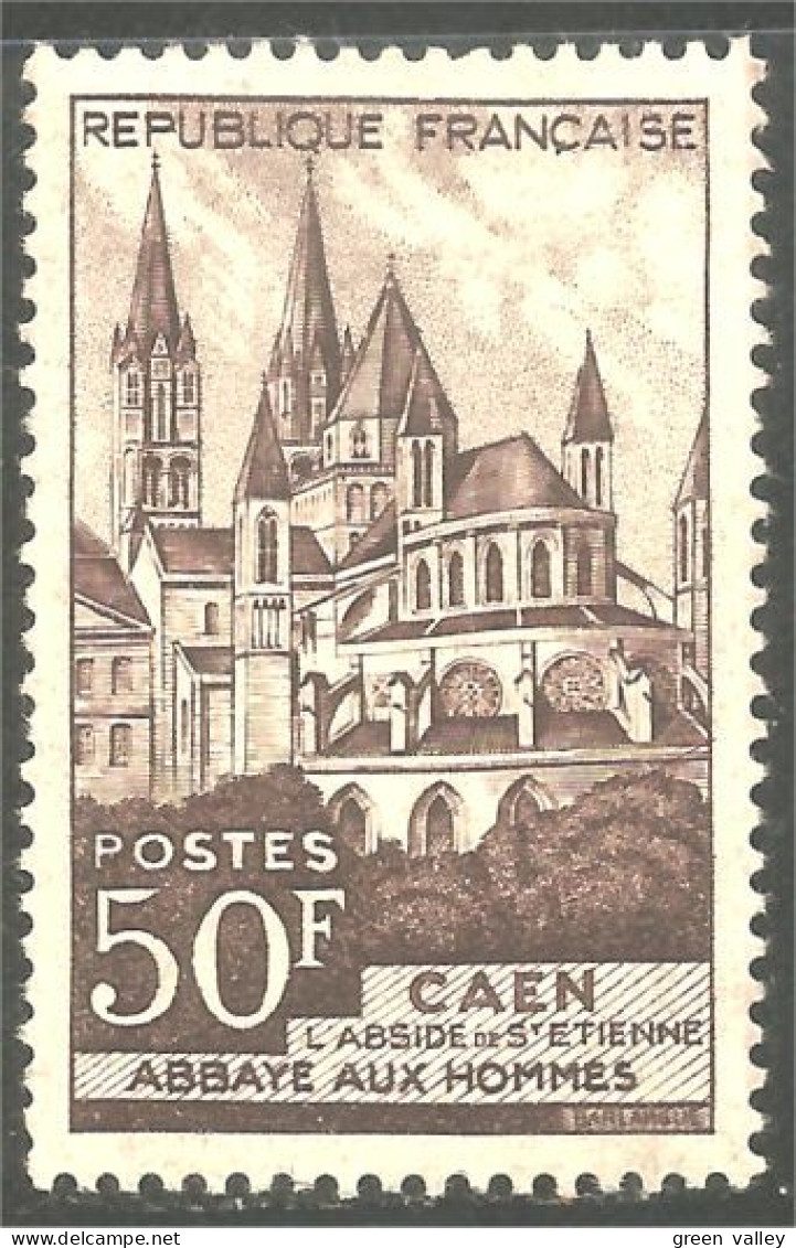 339 France Yv 917 Abbaye Aux Hommes Caen Abbey MNH ** Neuf SC (917-1b) - Abbeys & Monasteries