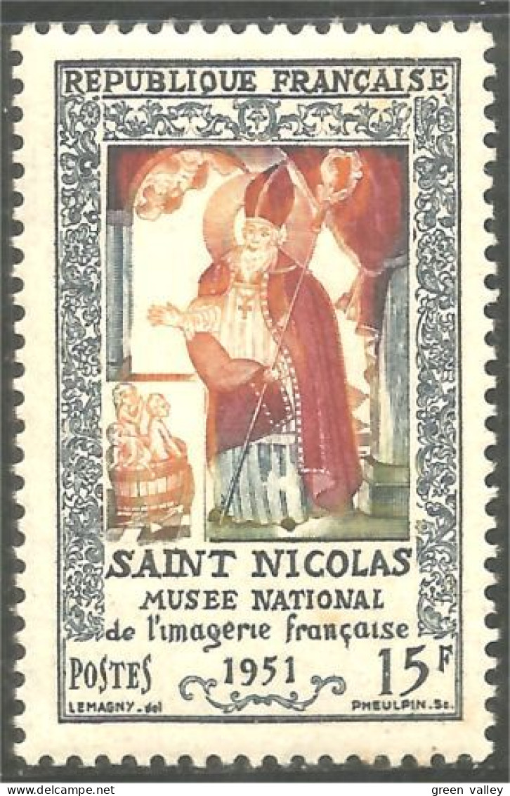 339 France Yv 904 Saint Nicolas Père Noel Santa Claus MNH ** Neuf SC (904-1c) - Kerstmis