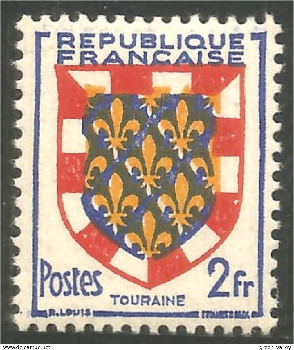 339 France Yv 902 Armoiries Touraine Coat Of Arms MNH ** Neuf SC (902-1b) - Francobolli