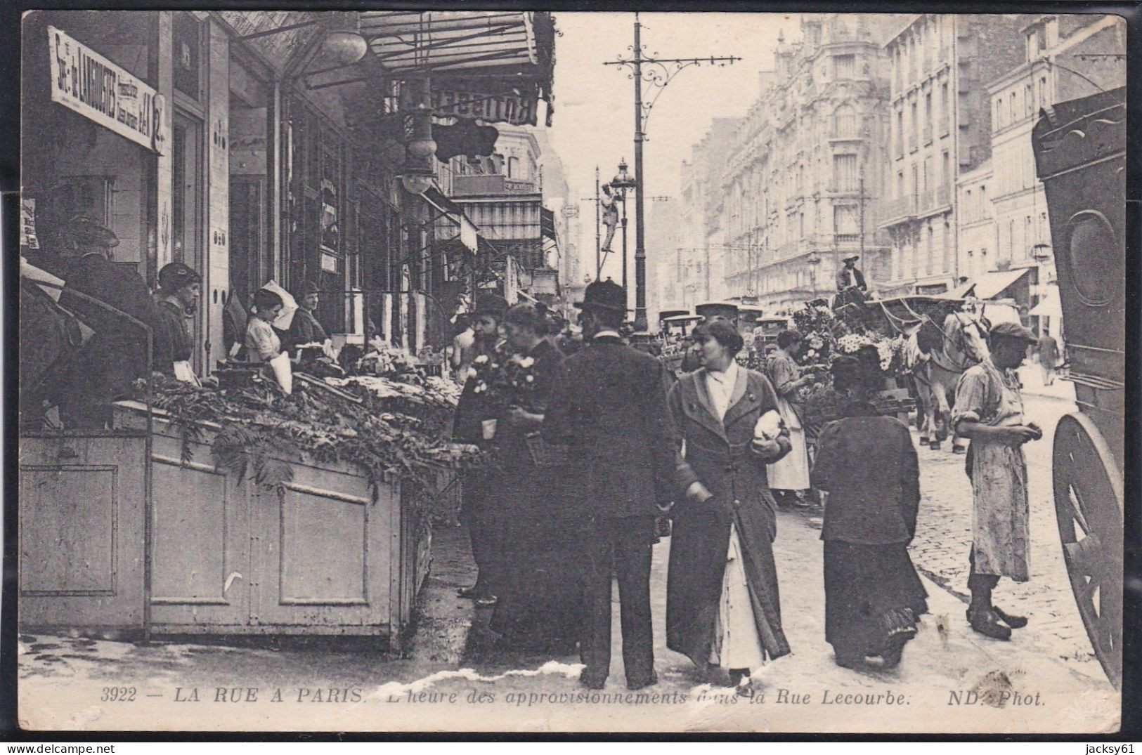 75 - La Rue à Paris - L'heure Des Approvisionnements Dans La Rue Lecourbe - Arrondissement: 15