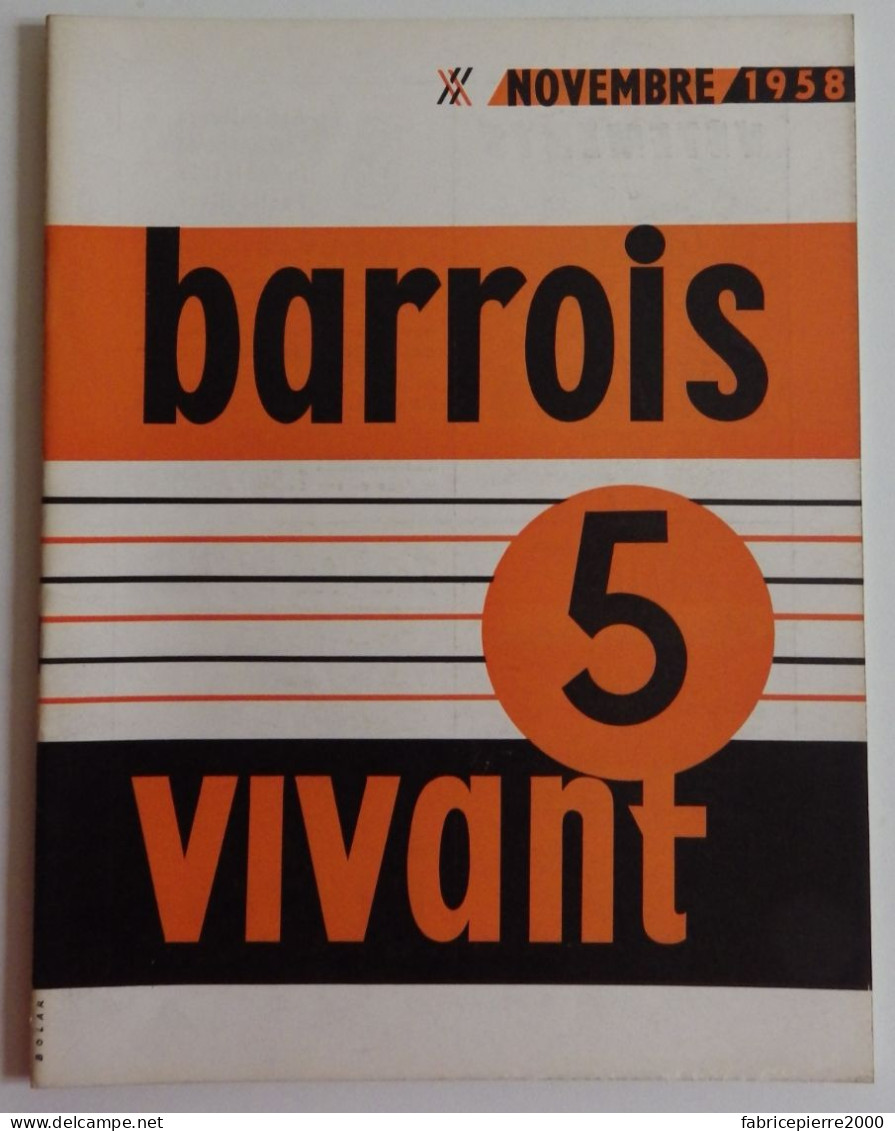 BARROIS VIVANT N°5 1958 EXCELLENT ETAT Bar-le-Duc Meuse - Lorraine - Vosges